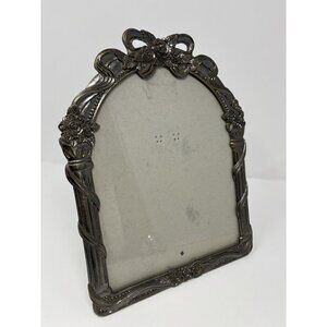 Vintage Magee Photo Frame Art Nouveau Style metal 9x13 Silver Roses